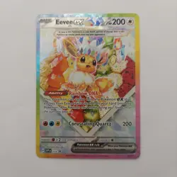 Pokemon TCG Eevee EX 174 Prismatic Evolutions Black Star Promo Card - Image 1