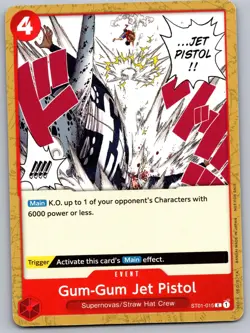 GUM-GUM JET PISTOL ST01-015 C REVISION PACK CARDS ONE PIECE NM/M - Image 1