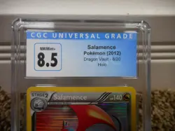 Salamence Dragon Vault cgc 8.5 NM MINT+ 8/20 HOLO Pokemon 2012 card psa Pokemon - Image 2