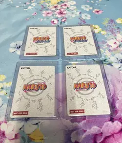 Naruto Kayou PR English Promo Card NRIE and NREA-PR-002 Sealed (all 4 cards) - Image 3