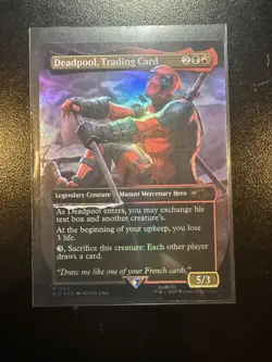 Deadpool, Trading Card (1753) (Rainbow Foil) Secret Lair Drop Foil - Image 1