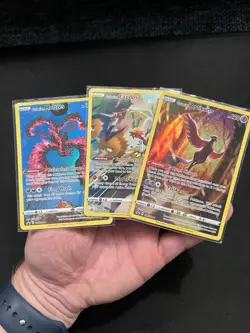 Pokemon Card Collection Lot Holos Full Arts NM TCG Legendary Birds - Image 1