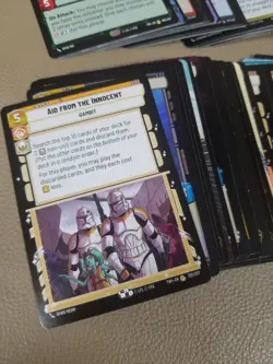 Star Wars Unlimited 150pc Rare/Foil/Hyperspace Mixed Cards Lot - Image 2