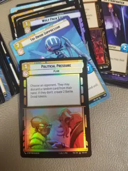 Star Wars Unlimited 150pc Rare/Foil/Hyperspace Mixed Cards Lot - Image 3