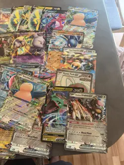Pokemon Jumbo Card Lot Of 65+! - Charizard, Sylveon, Snorlax, Mimikyu, Glaceon++ - Image 5