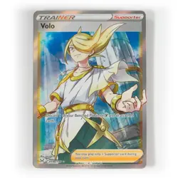 Pokemon - Volo - 196/196 - SWSH Lost Origin - Full Art Trainer Card - Image 1