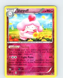 Pokemon TCG Slurpuff XY Phantom Forces 69/119 Reverse Holo Rare Card Played LP - Image 1