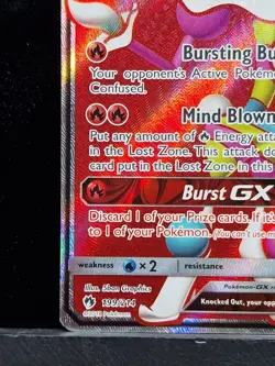 Pokemon TCG Blacephalon GX 199/214 Lost Thunder Ultra Rare Pokemon Near Mint - Image 5