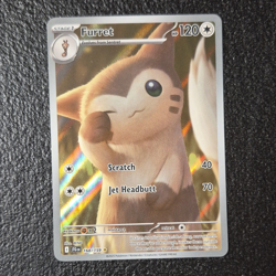 Pokemon TCG Furret Sv09 Journey Together 168/159 Illustration Rare Holo English - Image 1