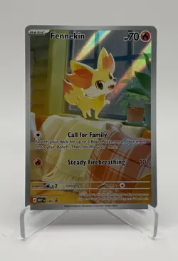 Fennekin 080 Black Star Promo Holo Pokemon TCG: ME: Mega Evolution LP - Image 1