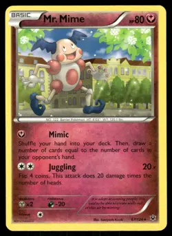 Mr. Mime 67/124 Fates Collide Pokemon TCG trading card - Image 1