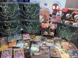 Pokemon Lot Sealed 2 MEGA EVOLUTION ENCH-5 Twilight Masquerade ETB 21 Singles - Image 1