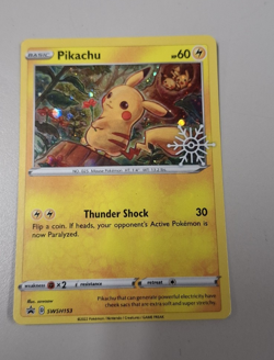 The Pokemon Company Pikachu SWSH153 SWSH Promo Holo English 60 HP - Image 1