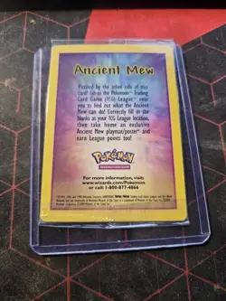 Pokemon 2000 Movie Promo Ancient Mew with Insert - Sealed - Image 1