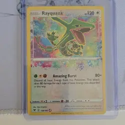 Rayquaza 138/185 Swsh04: Vivid Voltage Amazing Rare Holo Pokemon TCG Eng 2020 - Image 1