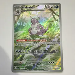 The Pokemon Company Nidoking 174/165 SV 151 Illustration Rare Holo EN 2023 - Image 1