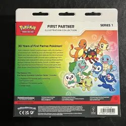 Pokemon TCG First Partner Illustration Collection Series 1 Box Factory Sealed!! - Image 2