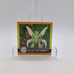 Nintendo Pokemon Artbox Series 1 Sticker Scyther #123 1999 - Image 1