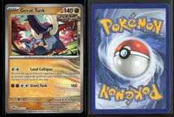 Great Tusk 055/131 Uncommon SV: Prismatic Evolutions Pokemon NM/M - Image 3