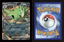 Tyranitar ex 064/131 Holo Prismatic Evolutions NM/M Pokemon - Image 3