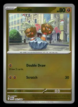 Binacle 042/088 Perfect Order Reverse Holo NM/M Pokemon - Image 1
