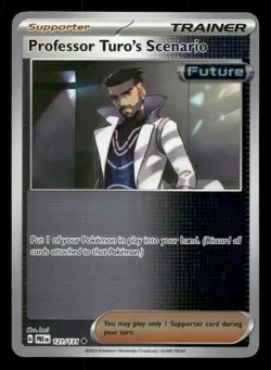 Professor Turo's Scenario 121/131 Prismatic Evolutions Reverse Holo NM/M Pokemon - Image 1