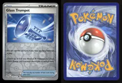 Glass Trumpet 110/131 Prismatic Evolutions Reverse Holo NM/M Pokemon - Image 3