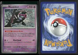 Munkidori (Master Ball Pattern) 044/131 R Prismatic Evolutions NM/M Pokemon - Image 3