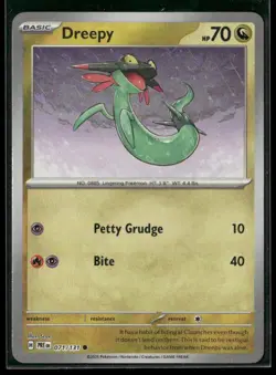 Dreepy (Master Ball Pattern) 071/131 C Prismatic Evolutions NM/M Pokemon - Image 1