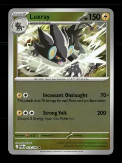 Luxray 028/088 Perfect Order Reverse Holo NM/M Pokemon - Image 1