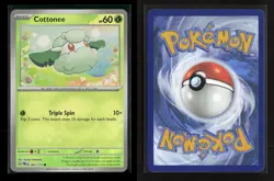Cottonee (Master Ball Pattern) 007/131 Holo Prismatic Evolutions NM/M Pokemon - Image 3