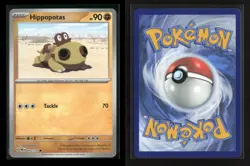Hippopotas (Master Ball Pattern) 052/131 Prismatic Evolutions NM/M Pokemon - Image 3