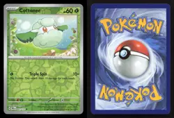 Cottonee 007/131 Prismatic Evolutions Reverse Holo NM/M Pokemon - Image 3
