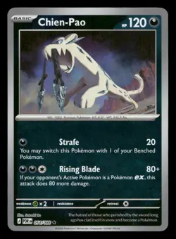 Chien-Pao 054/088 Perfect Order Reverse Holo NM/M Pokemon - Image 1