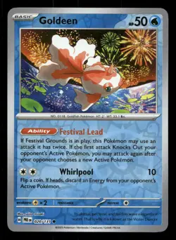 Goldeen 020/131 Prismatic Evolutions Reverse Holo NM/M Pokemon - Image 1