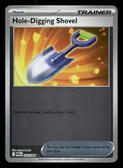 Hole-Digging Shovel 074/088 Perfect Order Reverse Holo NM/M Pokemon - Image 1