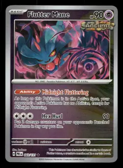 Flutter Mane 043/131 Holo Prismatic Evolutions Reverse Holo NM/M Pokemon - Image 1
