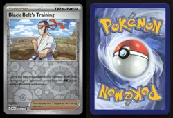 Black Belt's Training 099/131 Prismatic Evolutions Reverse Holo NM/M Pokemon - Image 3