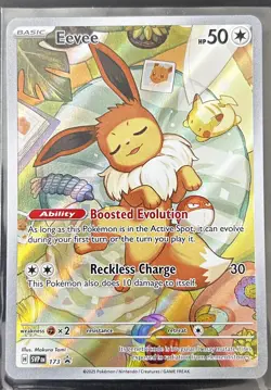 Pokemon TCG Eevee SWSH173 Black Star Promo Holo - Image 1