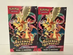(Lot Of 2) Pokemon TCG: Ascended Heroes Booster Bundle New/Factory Sealed - Image 1