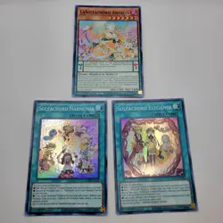 Yugioh TCG - Lot of 3 - Solfachord - ANGU - Super Rare Holo - 1st Ed - NM - Image 1