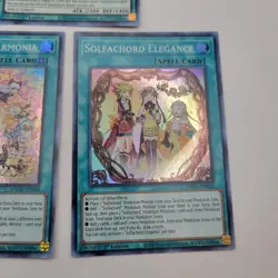 Yugioh TCG - Lot of 3 - Solfachord - ANGU - Super Rare Holo - 1st Ed - NM - Image 3
