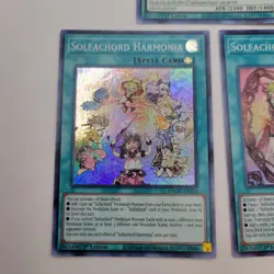 Yugioh TCG - Lot of 3 - Solfachord - ANGU - Super Rare Holo - 1st Ed - NM - Image 4