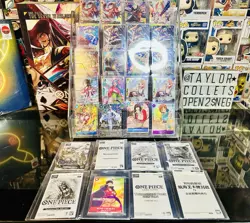 Large One Piece Lot - SP-Alt Arts- Sealed Promos- Sealed Packs - NM+ - Image 1