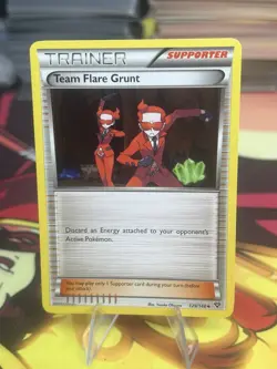 Pokemon TCG Card 2014 XY Base Set - Team Flare Grunt 129/146 - Image 1