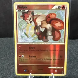 Vulpix 75/95 - Call of Legends - Reverse Holo 2011 Pokemon Card TCG NM - Image 1