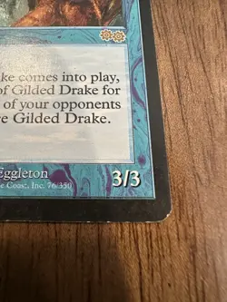 Gilded Drake MTG Rare Magic the Gathering Reserved List Card Urzas Saga LP/MP - Image 5