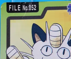 Pokemon Card Japanese - Meowth No. 052 - Bandai Carddass - Image 2