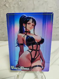 Nico Robin Trading Card Waifu Goddess Story Anime Girl holo Karte Manga Full Art - Image 1