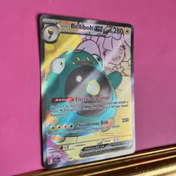 Pokemon TCG Journey Together Iono's Bellibolt EX Card 172/159 Secret Rare - Image 2